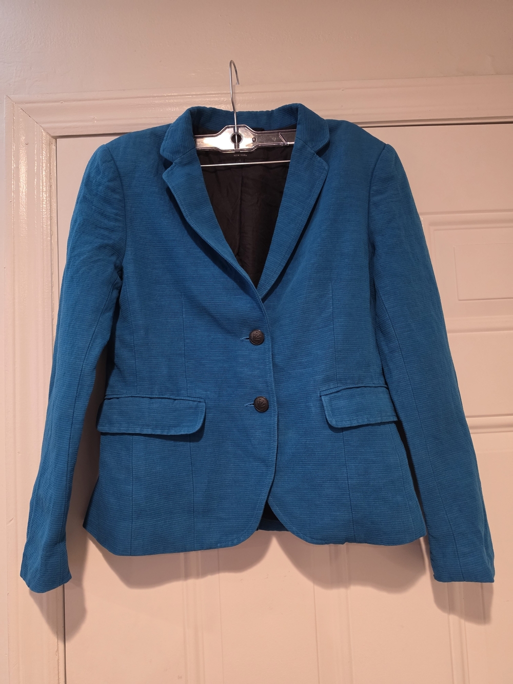 Rag & Bone Teal Women's Blazer Jacket - Tailored Two-Button Style
